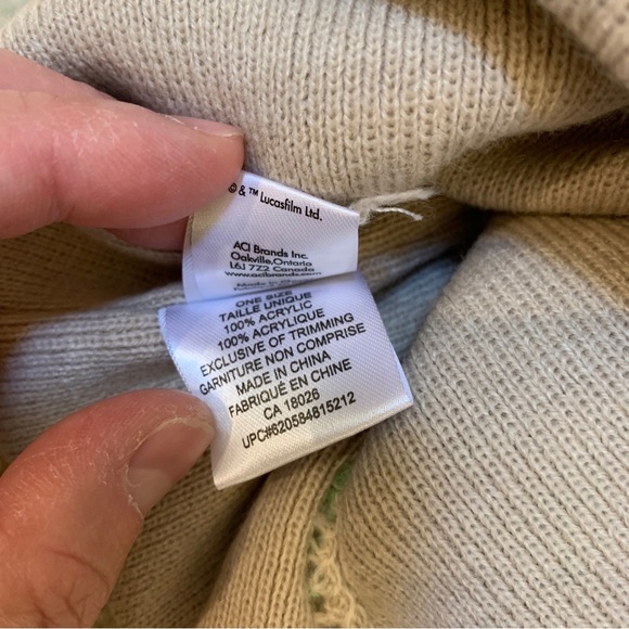 Star Wars Mandalorian Baby Yoda Grogu Beanie Toque Hat Cap One Size NEW - Picture 9 of 11